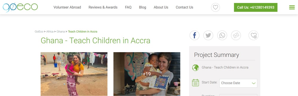 Goeco Ghana volunteeing project