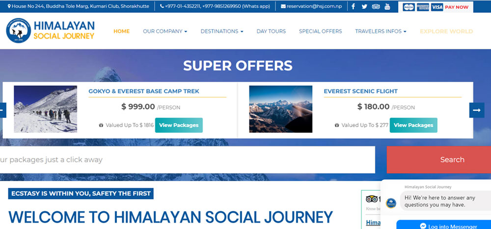 Gokyo and Everest base camp trekking with Himalayan Social Journey