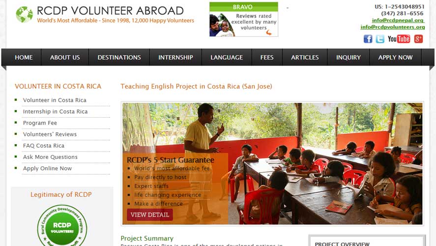 RCDP teaching project