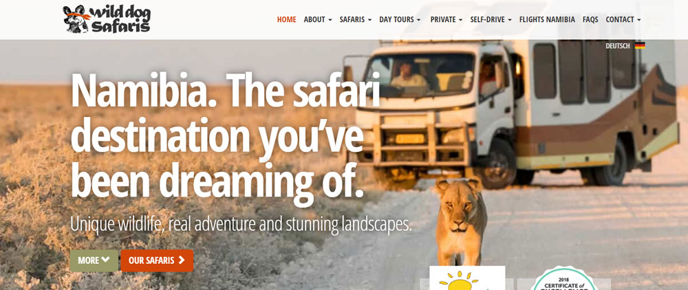 Namibia Tours with Wild Dog Safaris Namibia