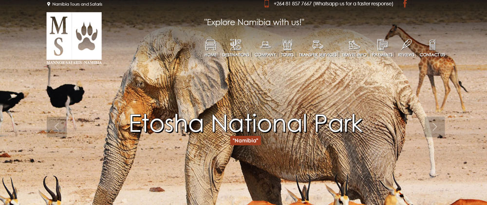 Namibia safari tours with Mannor Safaris Namibia