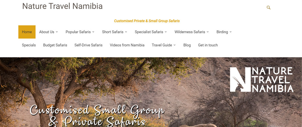 Namibia tours with Nature Travel Namibia