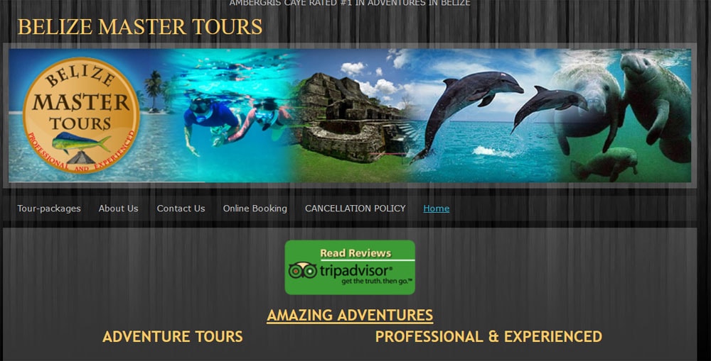 tour companies belize