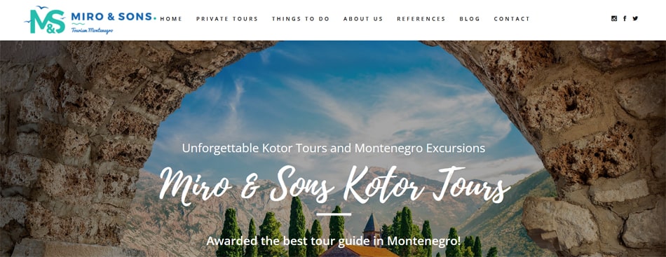 montenegro tour company