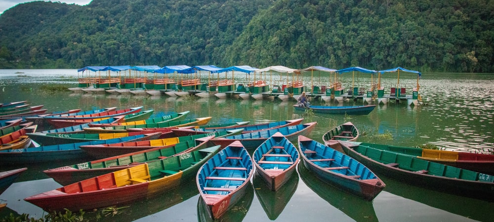 Boating in Phewa Lake