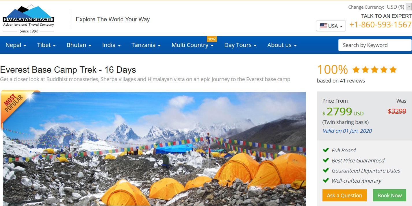 Himalayan Glacier Trekking