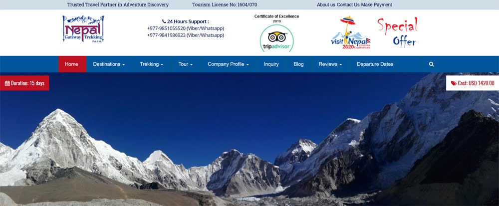 Nepal Gateway Trekking