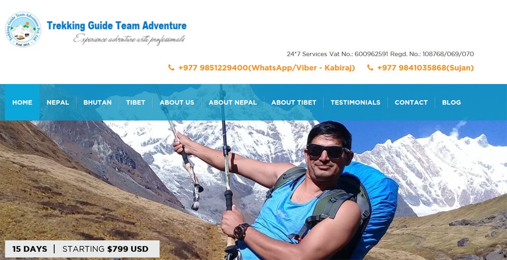Trekking Guide Team Adventure