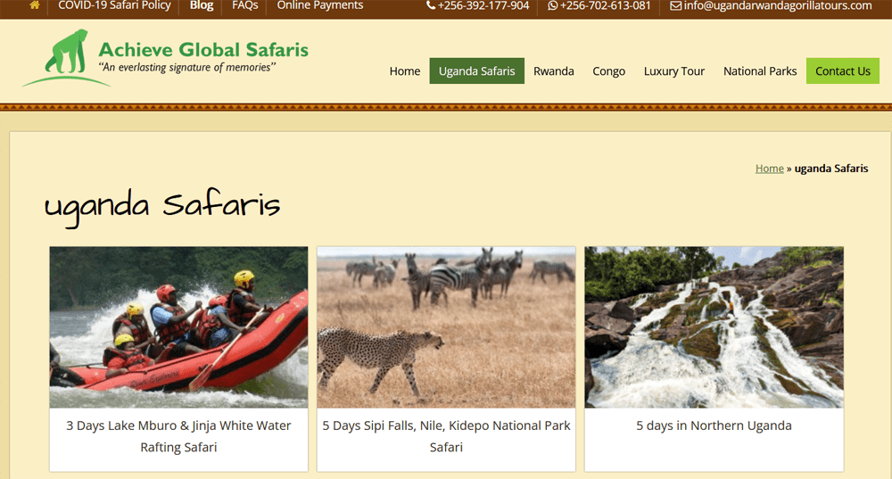 Achieve Global Safaris