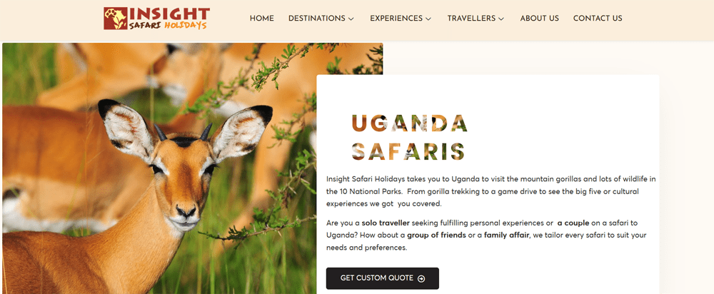 Insight Safari Holidays uganda