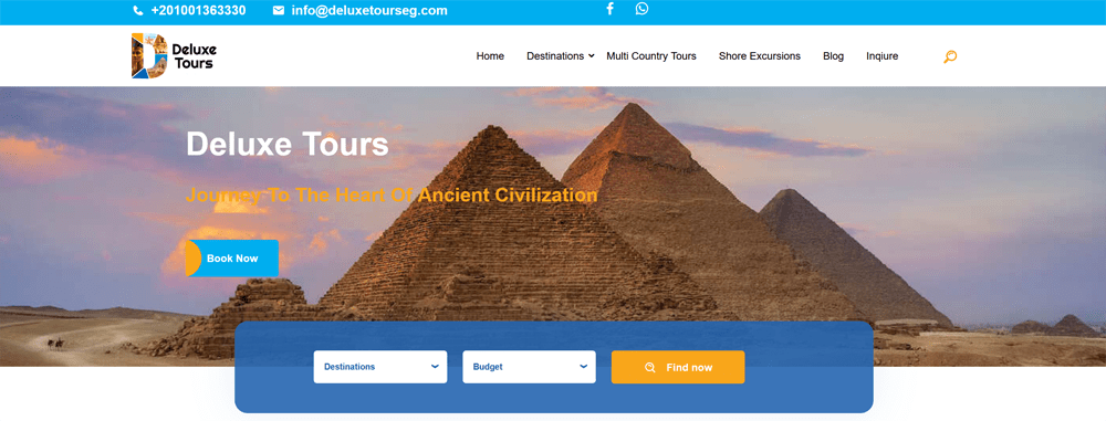 Deluxe Tours Egypt