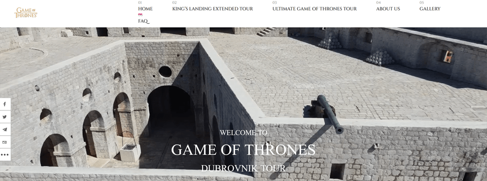 Game of Thrones Dubrovnik Tours