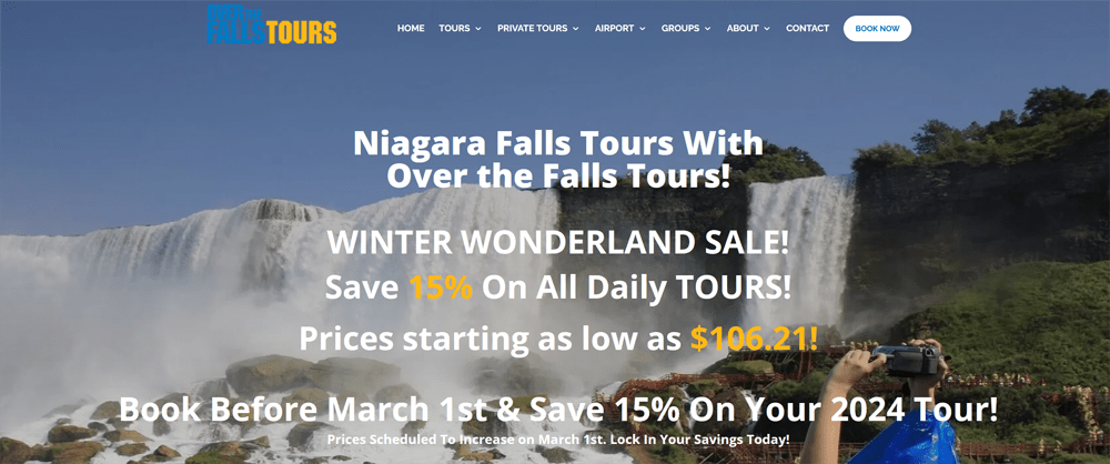 Over The Falls Tours