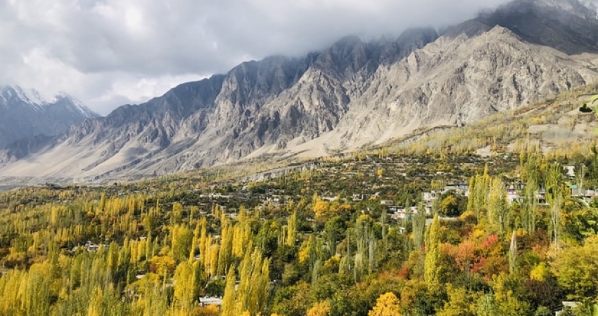 Hunza Valley Spring Blossom Trip Pakistan By Air