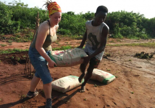 Building Construction Volunteer Work in Ghana