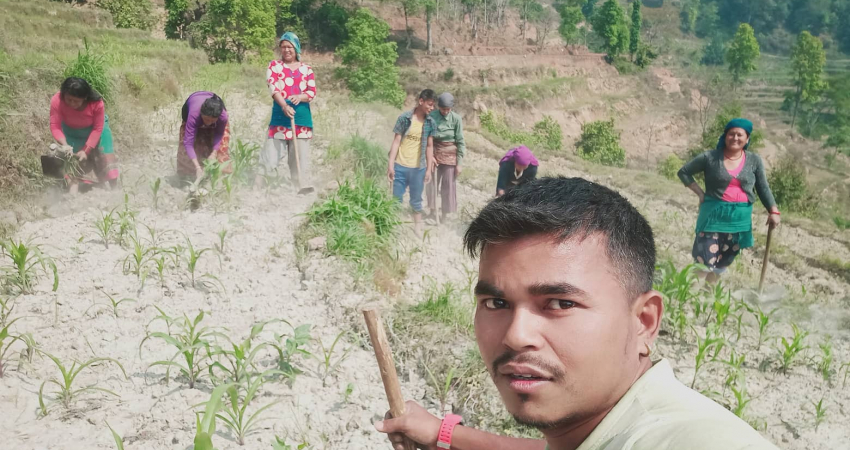 Agriculture and Organic Farm Volunteer